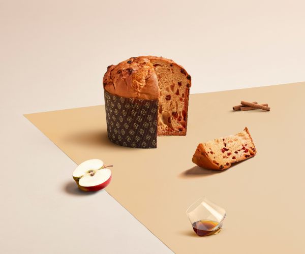 panettone mela rum e spezie