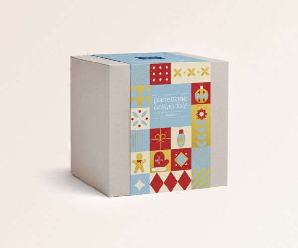 Panettone classico con fascia personalizzata IOV