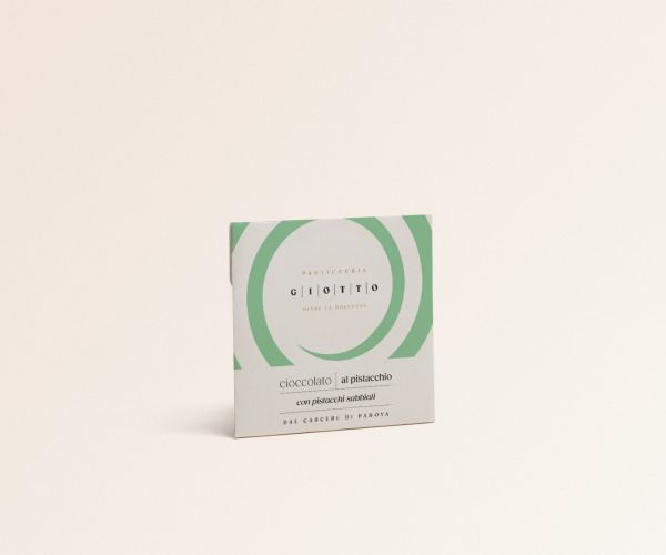 confezione tavoletta di cioccolato bianco al pistacchio